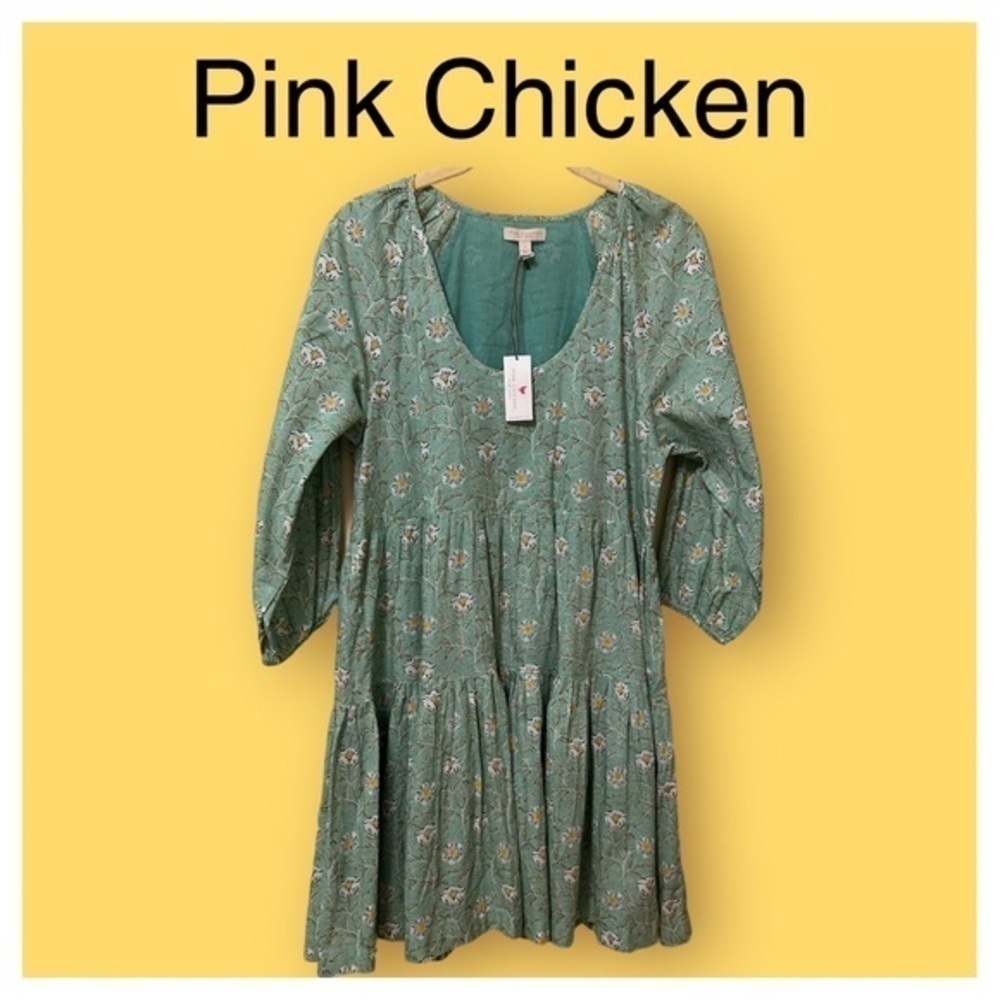NWT Pink Chicken Michelle Dress Boho Maui Mama Hippie Babydoll